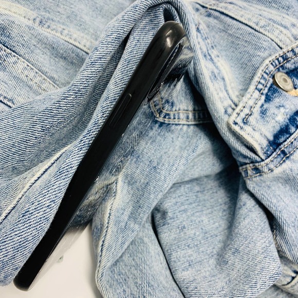 iPhone XS Max Case Black 3D Confetti Print Cover - Picture 4 of 7